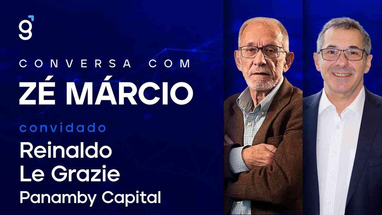 Thumbnail do vídeo: Reinaldo Le Grazie na Conversa c/ Zé Márcio: "Brasil precisa enfrentar choque de confiança até 2026"