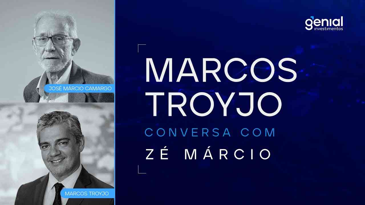 Thumbnail do vídeo: Marcos Troyjo, ex-pres. do banco dos BRICS, fala com Zé Márcio s/ a crescente força dos emergentes
