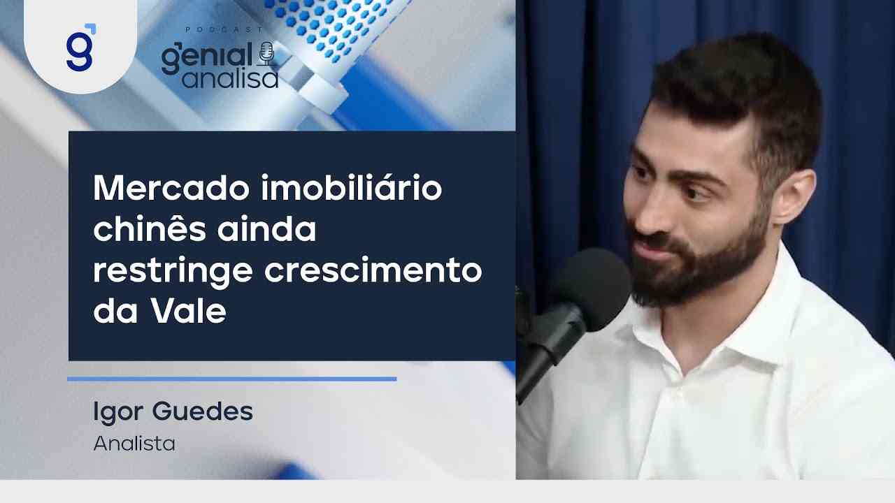 Thumbnail do vídeo: Mercado imobiliário chinês ainda restringe crescimento da Vale #vale3