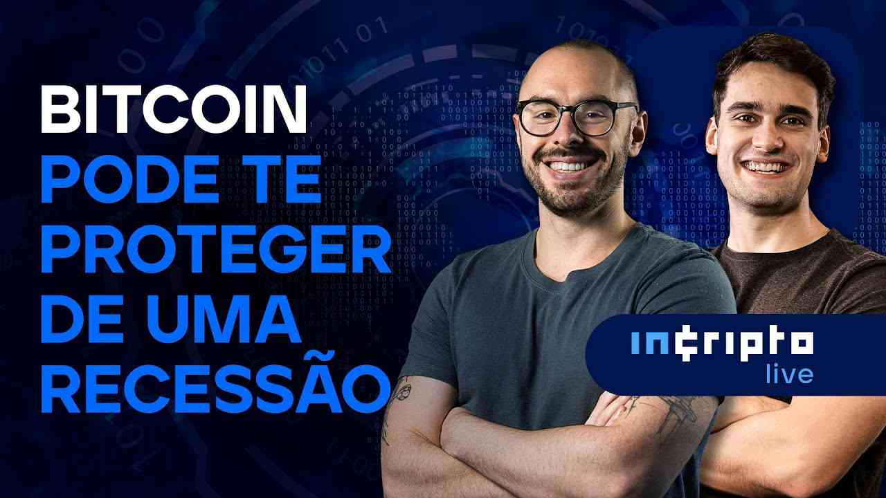 Thumbnail do vídeo: 🔴BITCOIN PODE DEFENDER SUA CARTEIRA DE UMA RECESSÃO? | InCripto | #bitcoin