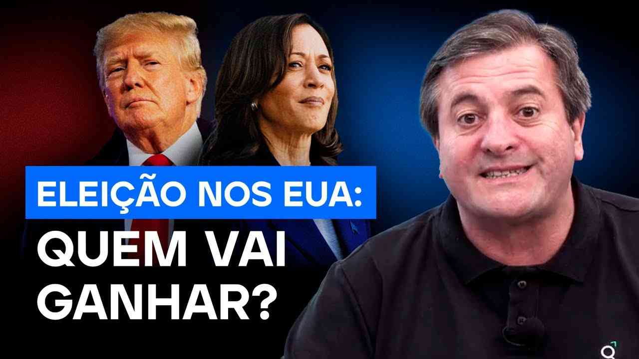 Thumbnail do vídeo: Eleição nos EUA: Trump ou Kamala? Mercado de olho em corrida acirrada | Corte Morning Call 05/11/24