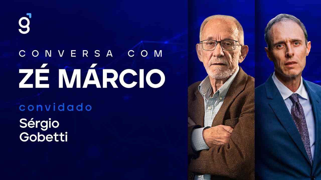 Thumbnail do vídeo: Sérgio Gobetti, na Conversa com Zé Márcio sobre a carga de impostos do Brasil: “Já é a mais alta”