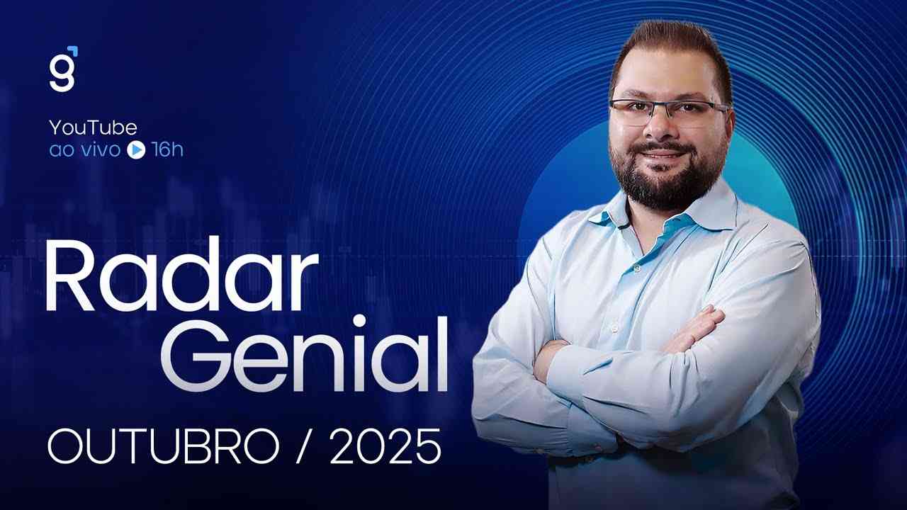 Thumbnail do vídeo: 🔴Oportunidade de Swing Trade: JBSS32, ECOR3, VULC3, CPLE6, SBSP3 e LWSA3 | Radar Genial OUTUBRO/2025