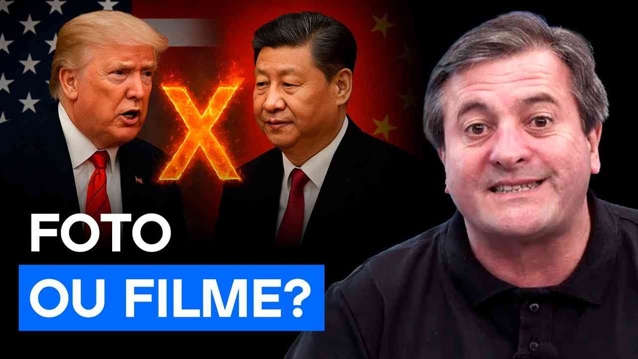 Thumbnail do vídeo: China mostra força. Mas até onde vai impacto das tarifas de Trump? | Corte Morning Call