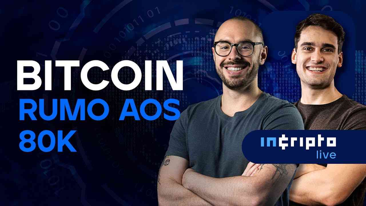 Thumbnail do vídeo: 🔴 Bitcoin rumo aos 80K! O otimismo voltou? | InCripto #bitcoin