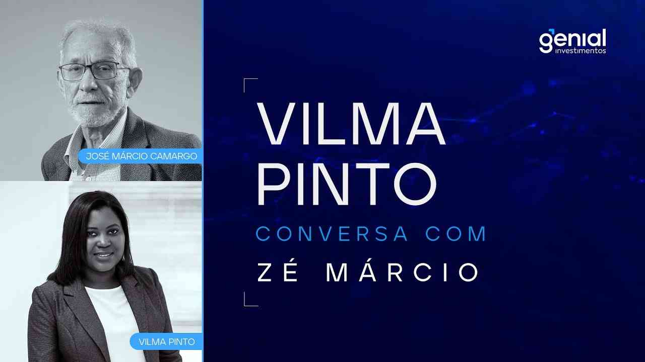 Thumbnail do vídeo: Vilma Pinto, na Conversa com Zé Márcio: “Apenas em um cenário o governo consegue cumprir as metas”