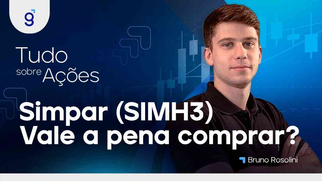 Thumbnail do vídeo: SIMPAR - VALE A PENA COMPRAR AS AÇÕES HOJE? ANALISTA CALCULA UM BOM UPSIDE!