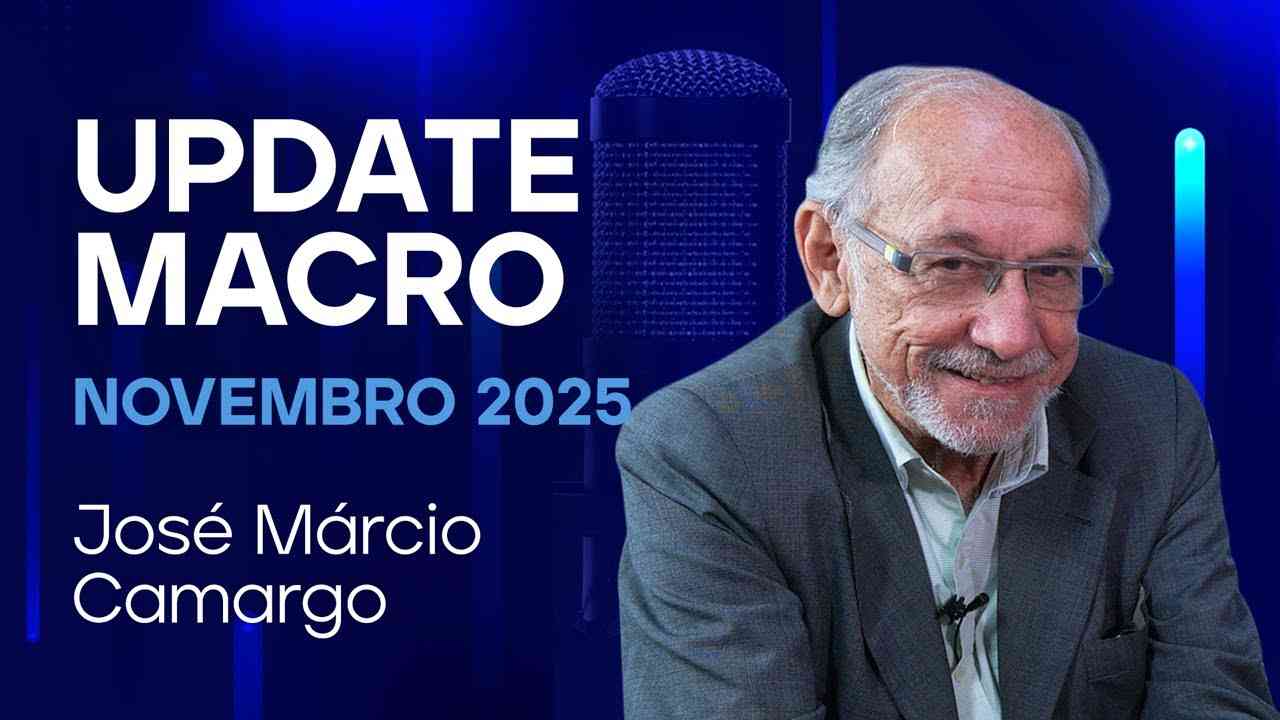 Thumbnail do vídeo: 🔴 UPDATE MACRO com José Márcio Camargo - NOVEMBRO 2025 | Podcast Genial Analisa