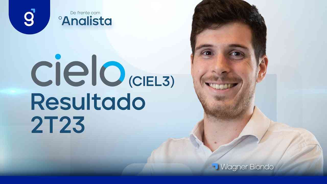 Thumbnail do vídeo: Cielo (CIEL3) | Resultado 2T23: Preço supera queda de volume, mas até quando? #CIEL3 #CIELO #DFA