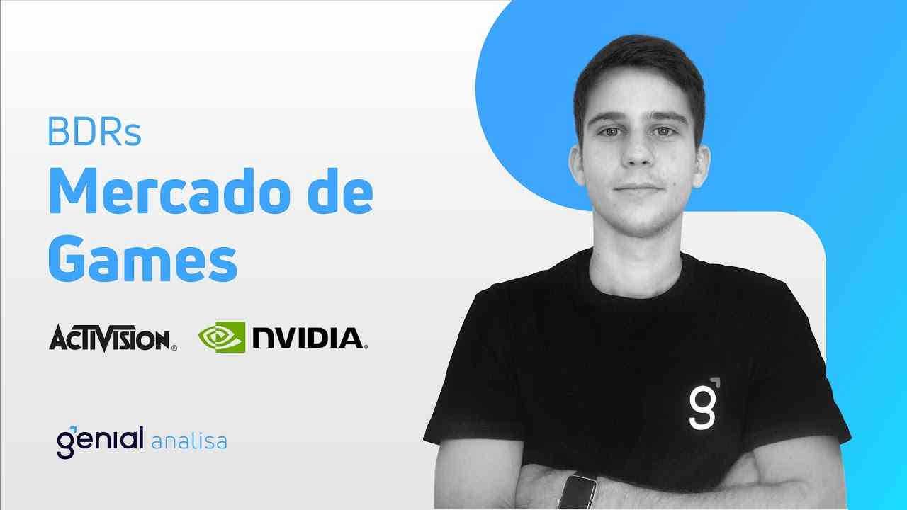 Thumbnail do vídeo: Investindo no mercado de games - As melhores BDRs do setor | Genial Analisa