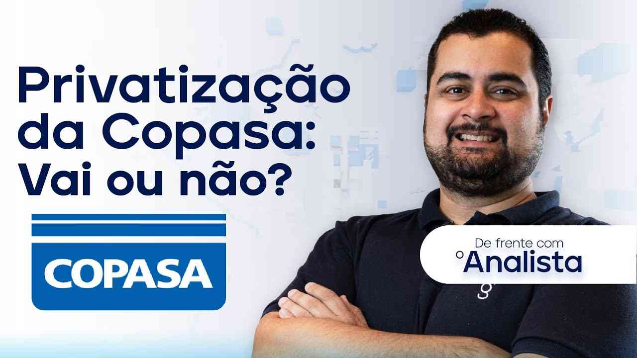 Thumbnail do vídeo: Copasa (CSMG3) | Governo de MG tenta remover necessidade de referendo para privatização! #dfa