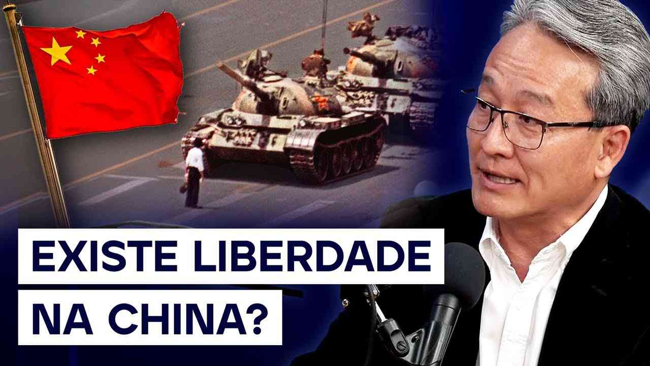 Thumbnail do vídeo: China: diferentes interpretações sobre liberdade e democracia | Corte Podcast Genial Analisa