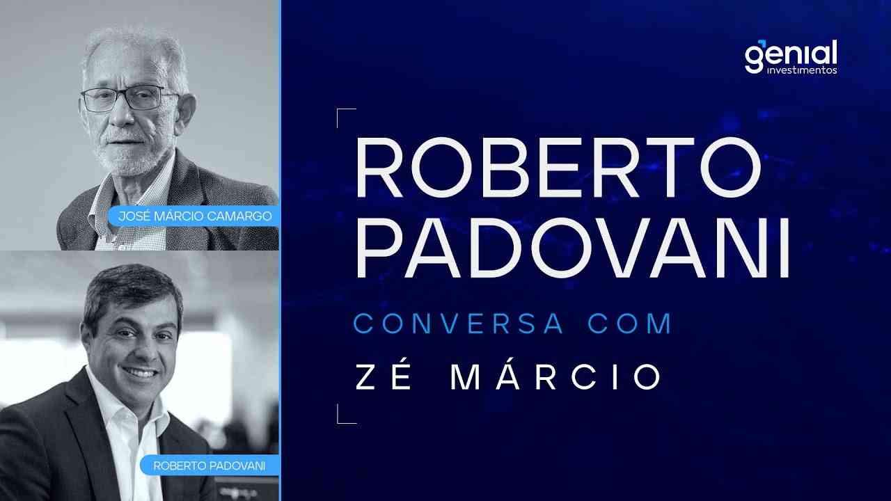 Thumbnail do vídeo: Roberto Padovani, na Conversa com Zé Márcio: “Campos Neto está fazendo campanha para Lula em 2026”