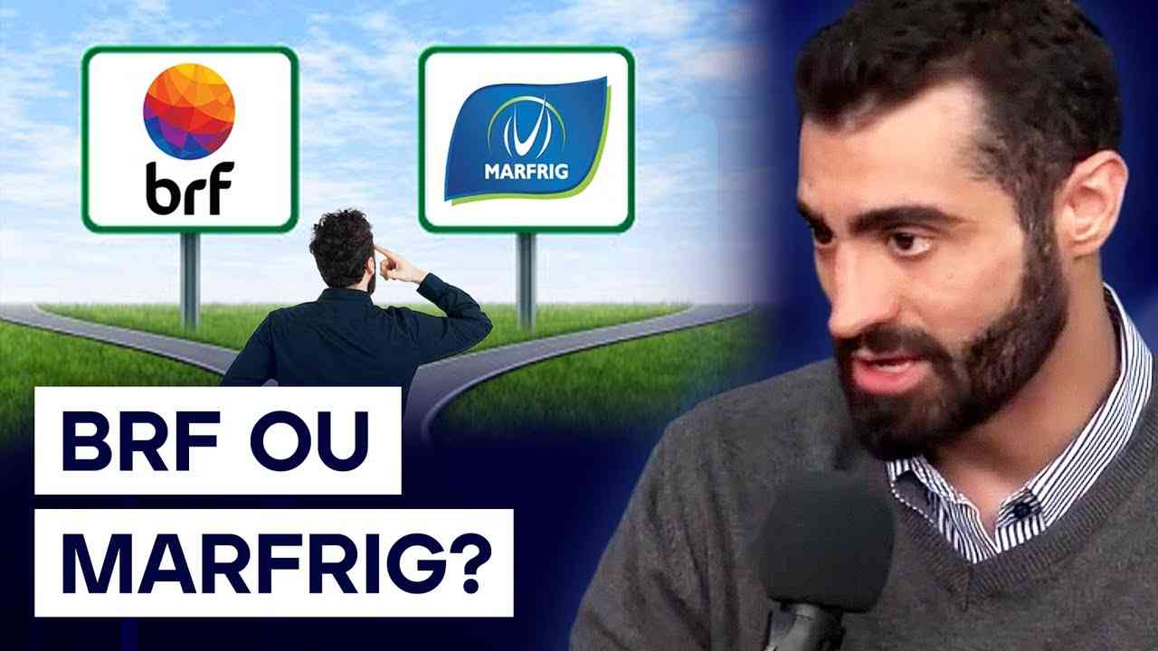 Thumbnail do vídeo: BRFS3 ou MRFG3? Qual a melhor escolha agora? | Cortes Podcast Genial Analisa