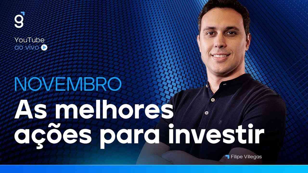 Thumbnail do vídeo: 🔴 As melhores ações para investir em NOVEMBRO de 2024