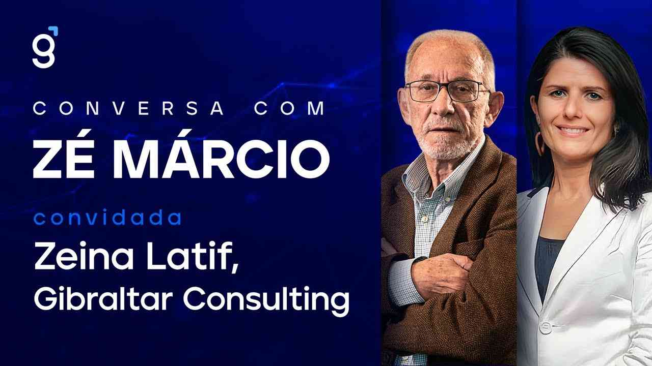Thumbnail do vídeo: Zeina Latif na Conversa com Zé Márcio: "Ainda há espaço para a moeda americana enfraquecer"