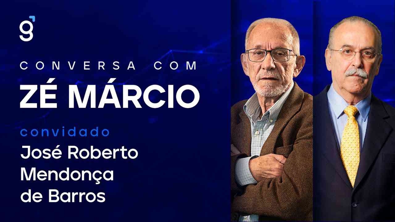 Thumbnail do vídeo: José Roberto Mendonça de Barros, na Conversa com Zé Márcio, s/ queda de juro nos EUA: “Em setembro”