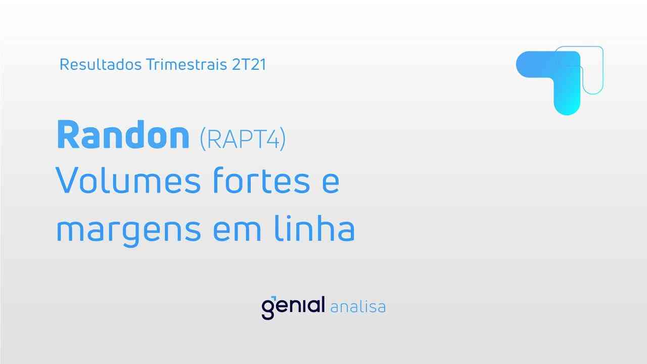 Thumbnail do vídeo: Resultado Trimestral 2T21: Randon (RAPT4)