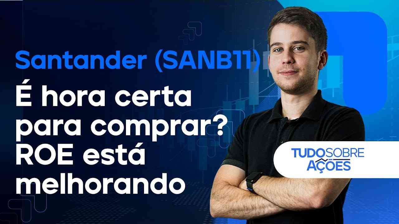 Thumbnail do vídeo: SANTANDER PRIORIZOU MELHORAR A RENTABILIDADE. VALE A PENA COMPRAR AS AÇÕES?