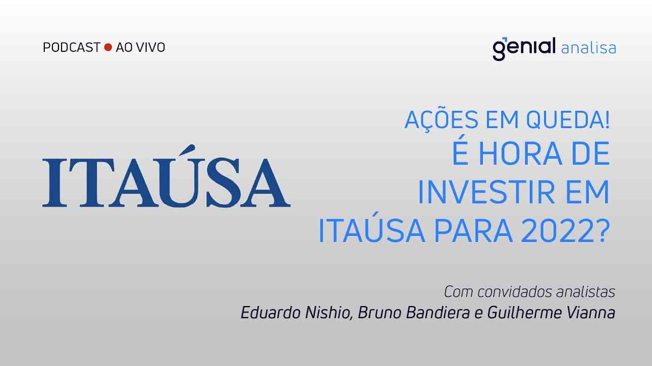 Thumbnail do vídeo: Itaúsa (ITSA4): Ações em queda! É hora de investir em Itaúsa para 2022?