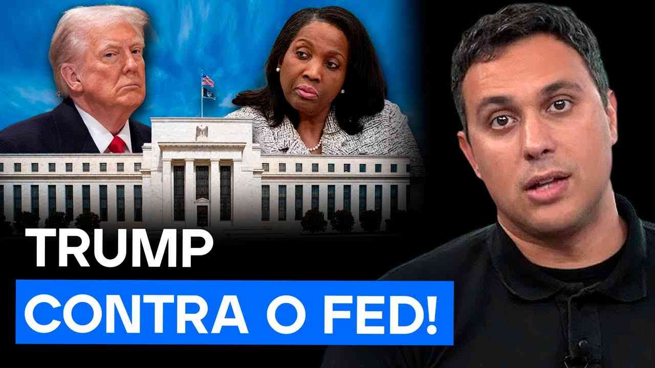 Thumbnail do vídeo: Trump mira Fed: mais poder para cortar juros? | Corte Morning Call 26/08/25
