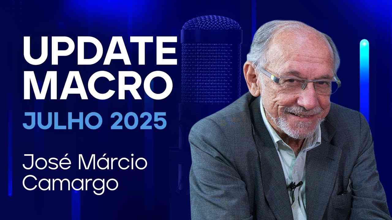 Thumbnail do vídeo: 🔴 UPDATE MACRO com José Márcio Camargo - JULHO 2025 | Podcast Genial Analisa