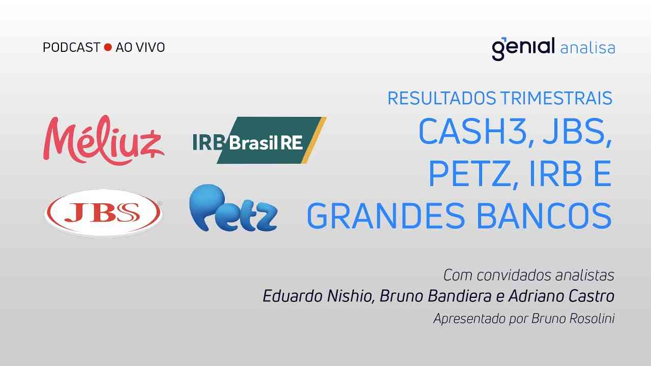 Thumbnail do vídeo: Resultados do 3T21: MÉLIUZ, JBS, PETZ, IRB e Grandes Bancos