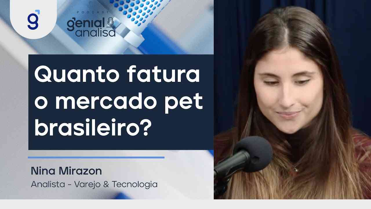 Thumbnail do vídeo: Quanto fatura o mercado pet brasileiro? Pet food e Pet Vet. são destaques