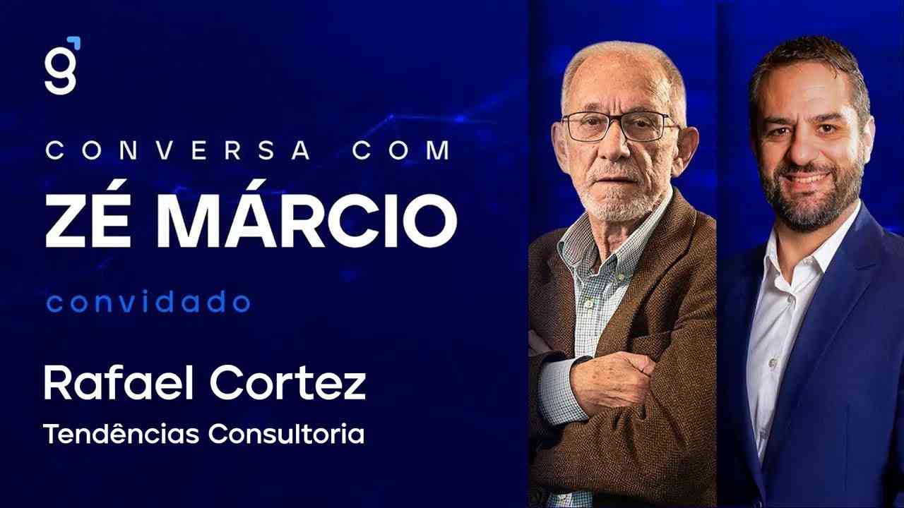 Thumbnail do vídeo: Rafael Cortez na Conversa com Zé Márcio: "Descoordenação da direita impulsiona popularidade de Lula"