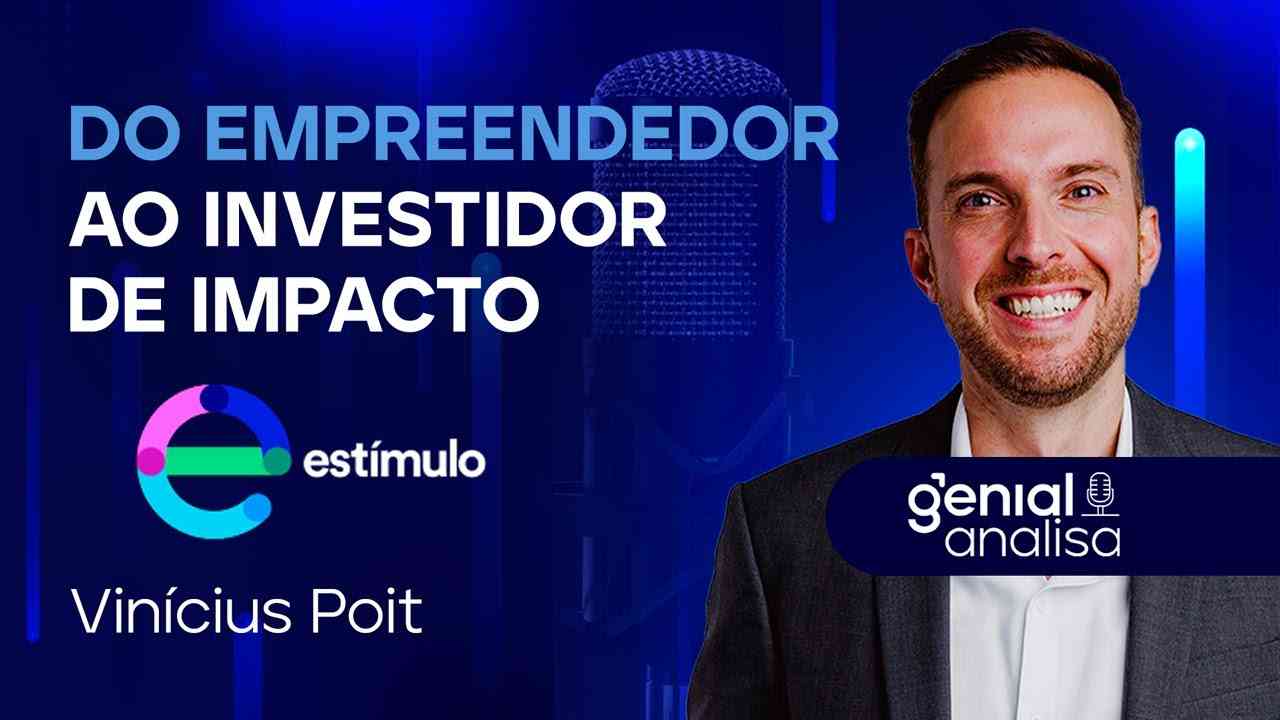 Thumbnail do vídeo: 🔴 Do empreendedor ao investidor: como escalar negócios | Podcast Genial Analisa com Vinícius Poit